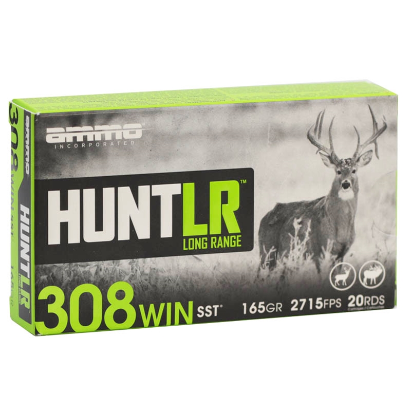 Ammo Inc Hunt LR 308 Winchester Ammo 165 Grain SST - 308165SST-A20