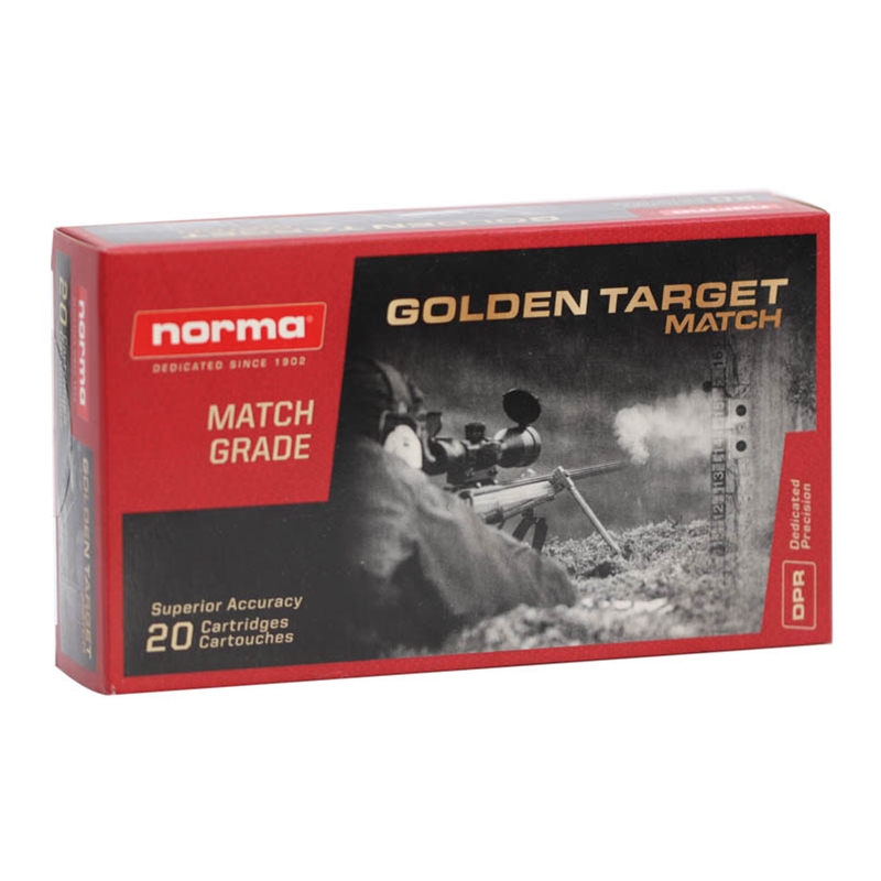 Norma Golden Target Match 6.5 Creedmoor Ammunition 143 Grain Hollow Point - 10166522