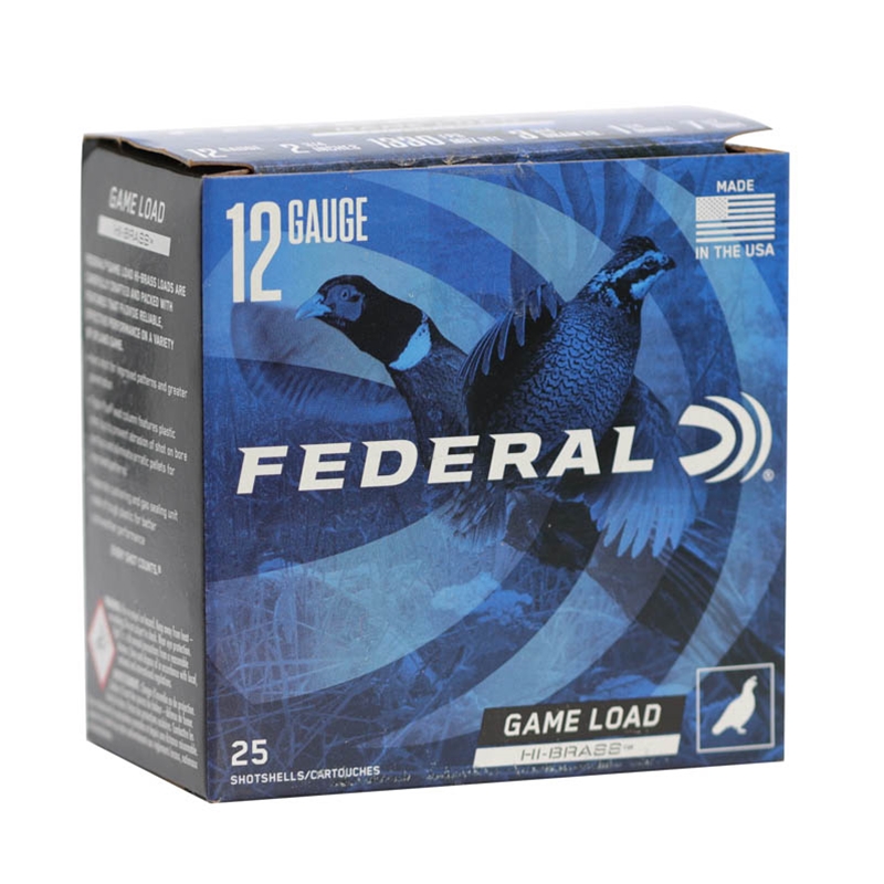 Federal Game Load Hi-Brass 12 Gauge Ammunition 2-3/4