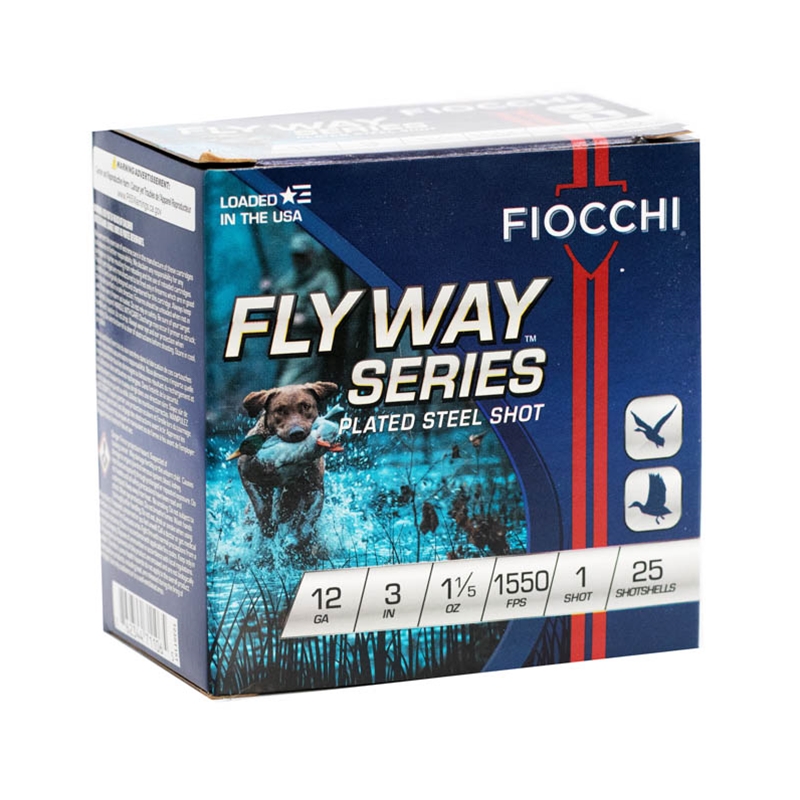 Fiocchi Flyway 12 Gauge Ammunition 3'' 1 1/5oz #1 Shot - 123ST151