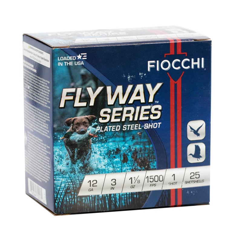 Fiocchi Flyway 12 Gauge Ammunition 3'' 1 1/8oz #1 Shot - 123ST1