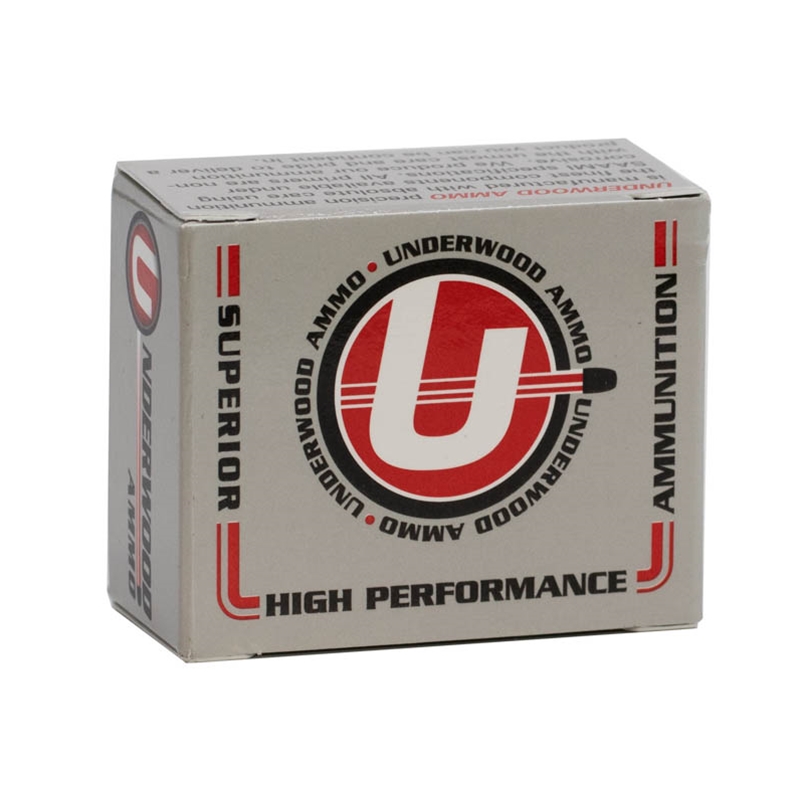 Underwood 9x18mm (9mm Makarov) Ammunition 115 Grain Flat Nose Hard Cast -721