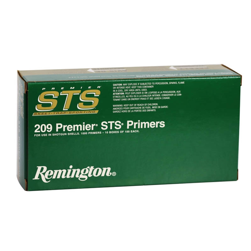 Remington Primers 209 Premier STS Shotgun Shells Box of 1000 - 209PSTS