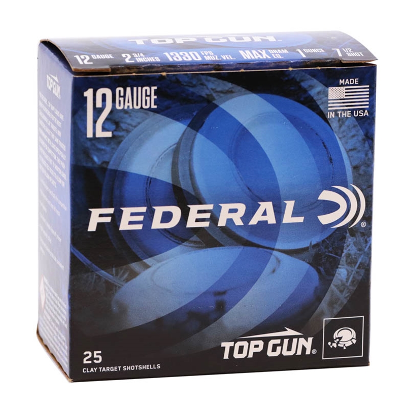 Federal Top Gun 12 Gauge Ammunition 2-3/4