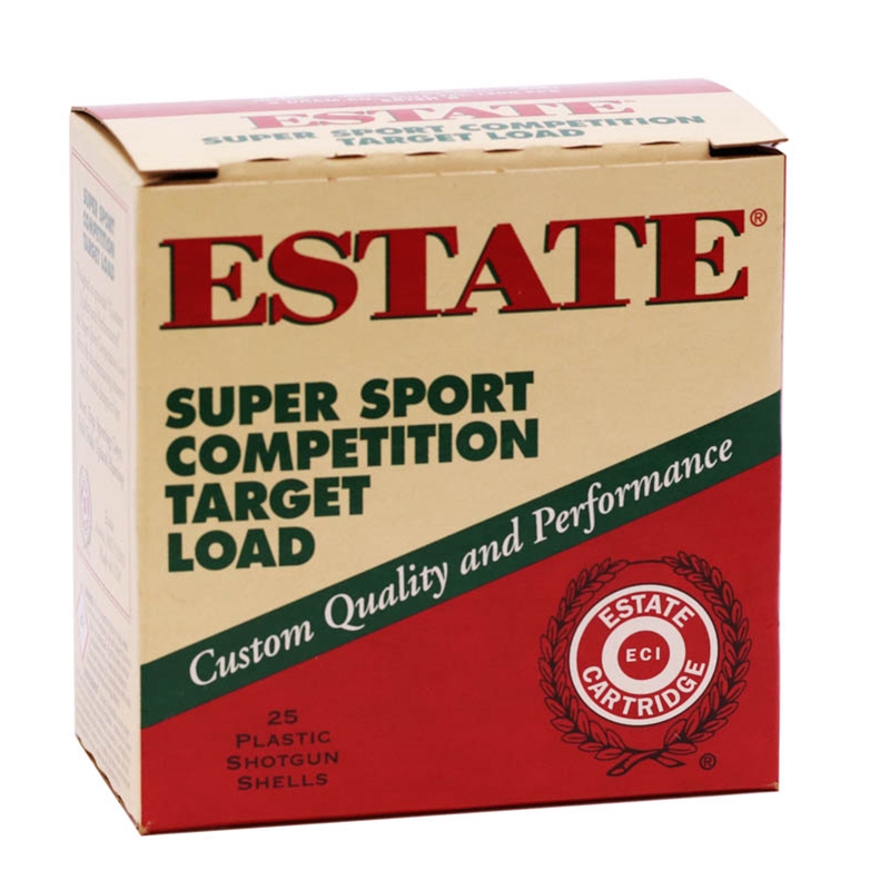 Estate Super Sport Competition Target Load 12 Gauge Ammunition 2 3/4