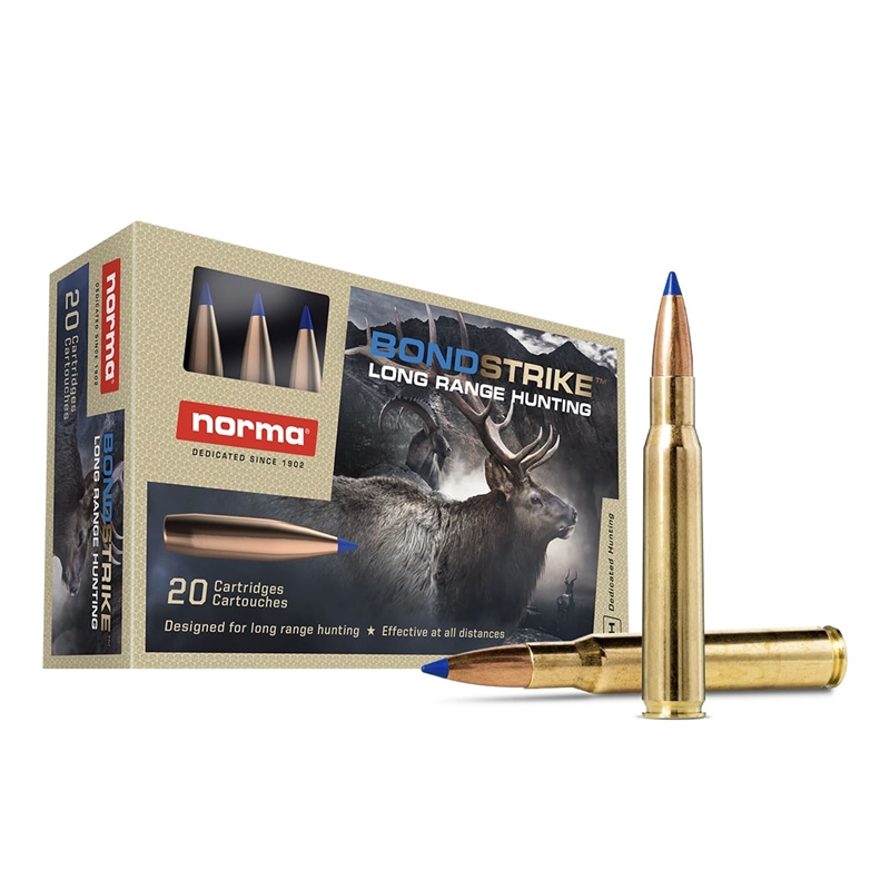 Norma Bondstrike 30-06 Spring Ammunition 180 Grain Bonded Polymer Tip - 20176422