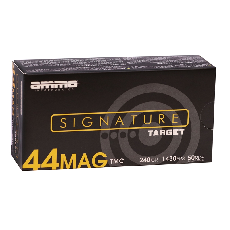 Ammo Inc Signature 44 Mag Ammunition 240 Grain Total Metal Case - 44240TMC-A50