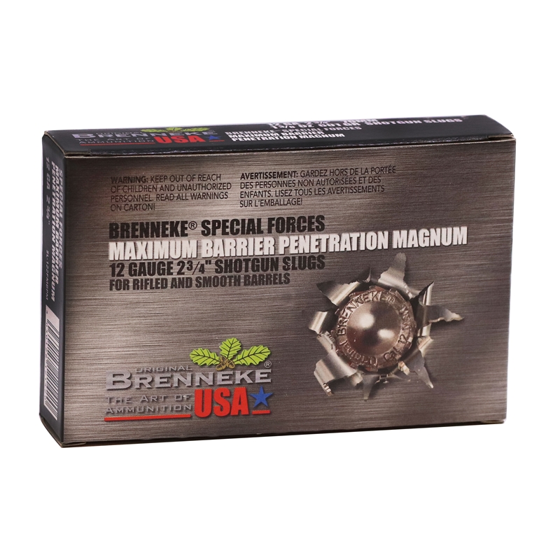 Brenneke Special Forces Maximum Barrier Penetration Magnum 12 Gauge Ammunition 2 3/4