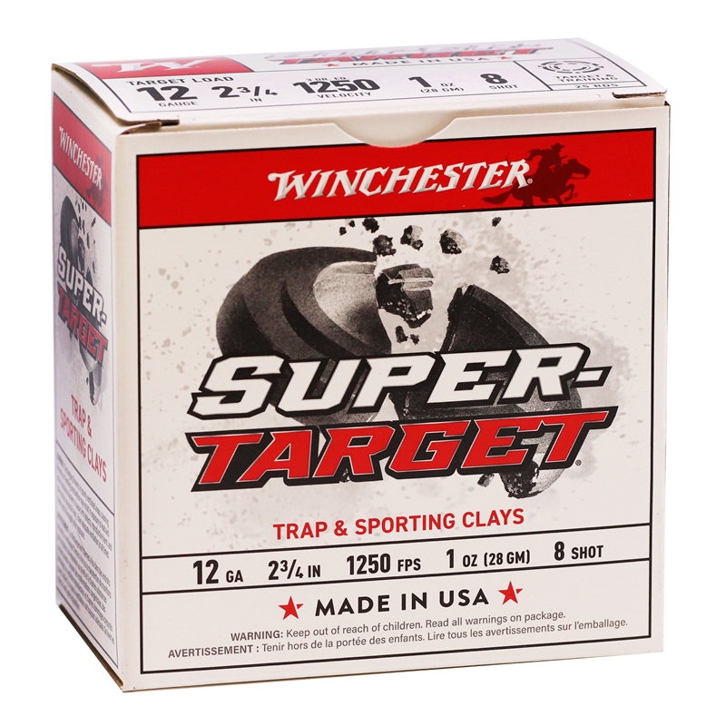 Winchester Super Target 12 Gauge Ammo 2 3/4