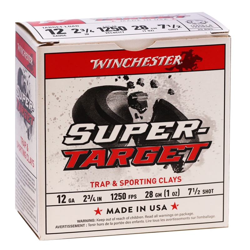 Winchester Super-Target 12 Gauge Ammo 2-3/4