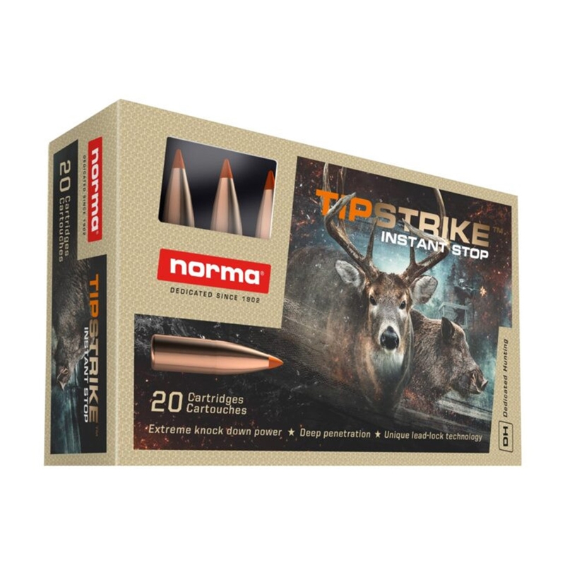 Norma Tipstrike 300 Winchester Short Magnum Ammunition 170 Grain Polymer Tip - 20174022