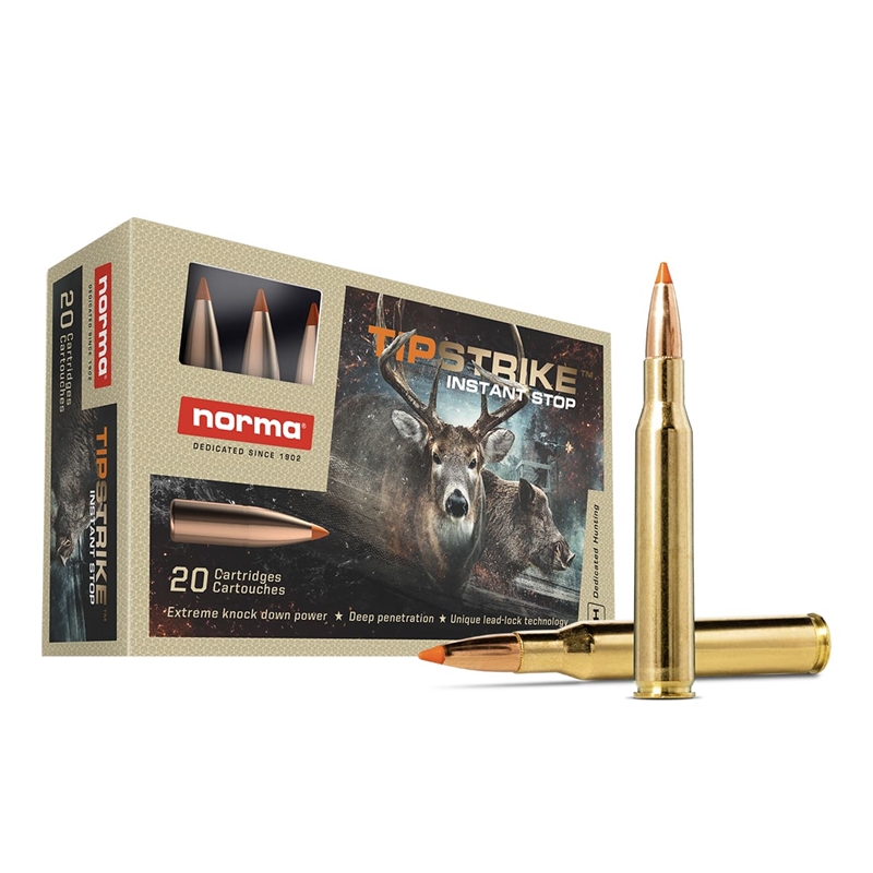 Norma Tipstrike 280 Remington Ammunition 160 Grain Polymer Tip - 20171222