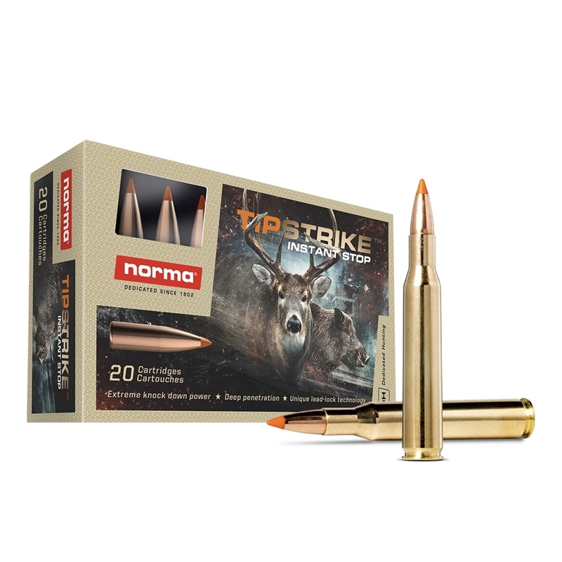 Norma Tipstrike 270 Winchester Ammunition 140 Grain Polymer Tip - 20169292