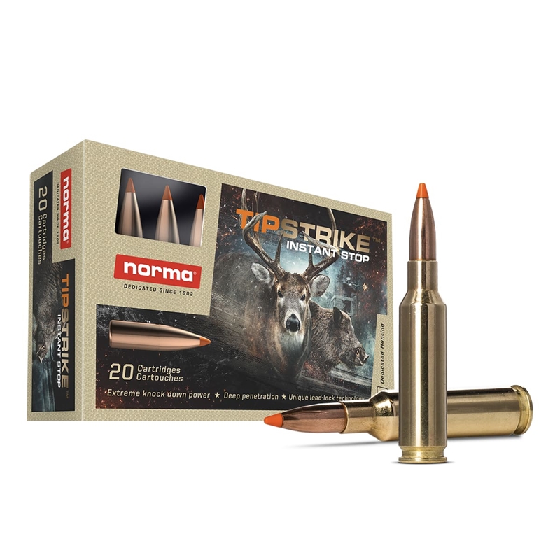 Norma Tipstrike 6.5 Creedmoor Ammunition 140 Grain Polymer Tip - 20166512