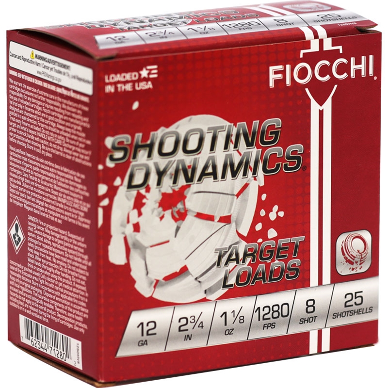 Fiocchi Shooting Dynamics 12 Gauge Ammunition 2-3/4