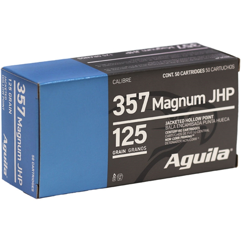 Aguila 357 Magnum Ammunition 125 Grain Jacketed Hollow Point - 1E572822