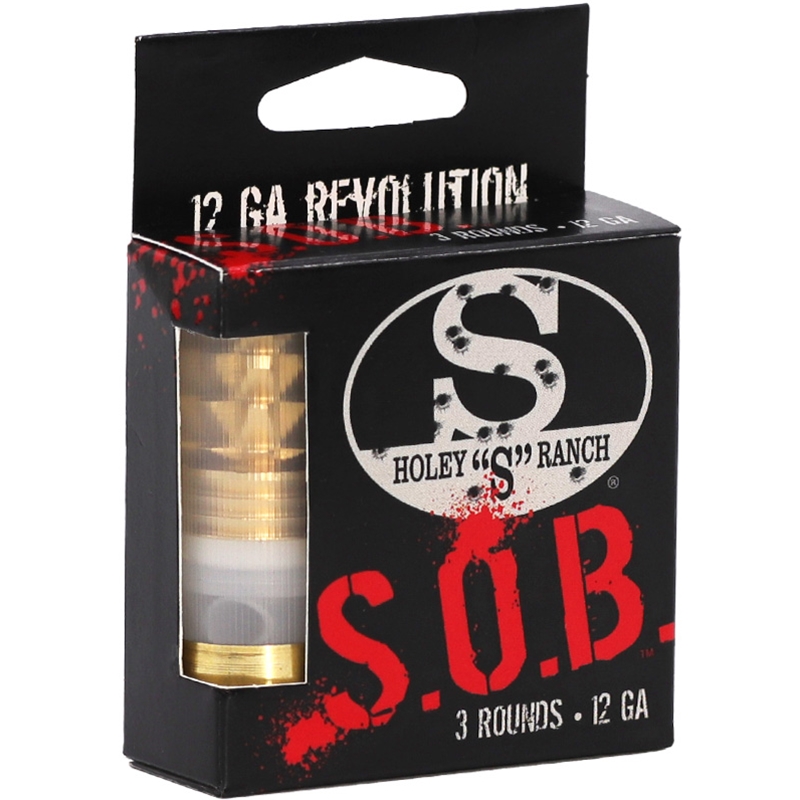 Holey S Ranch SOB 12 Gauge Ammunition 235 Grain 2 3/4