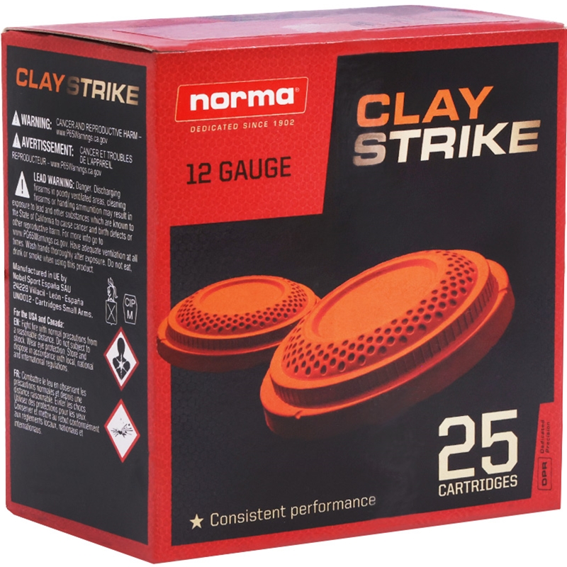 Norma Claystrike 12 Gauge Ammunition 2 3/4