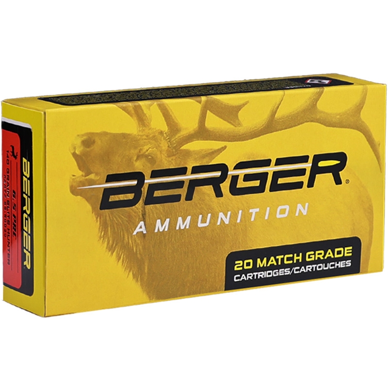 Berger Elite Hunter 6.5 PRC Ammunition 140 Grain Open Tip - 65-50020