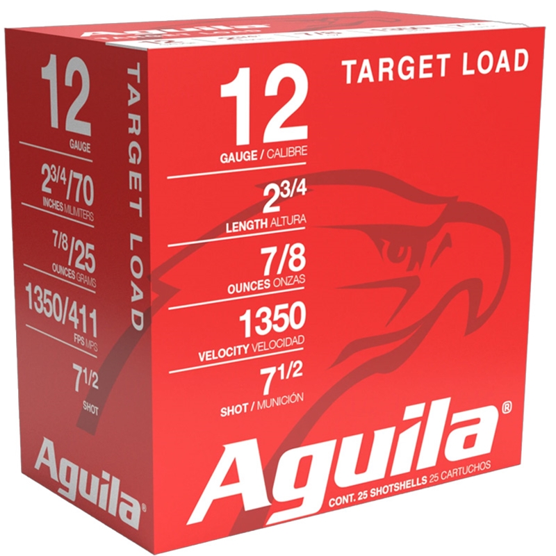 Aguila Target Load 12 Gauge Ammunition 2 3/4