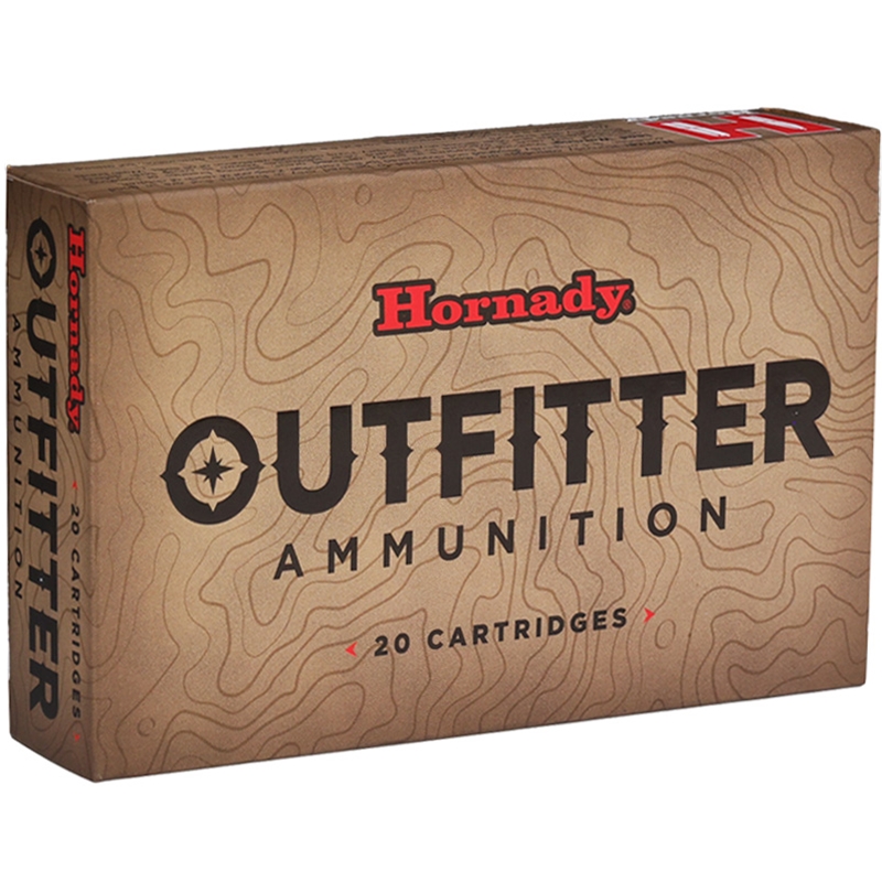 Hornady Outfitter .257 Weatherby Magnum Ammunition 90 Grain CX Boat Tail - 813624