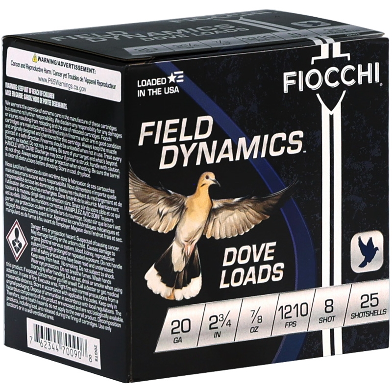 Fiocchi Field Dynamics 20 Gauge Ammunition 2 3/4