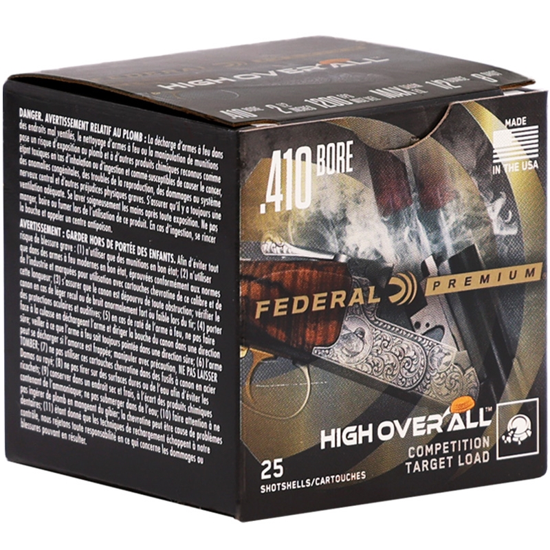 Federal High Overall 410 Bore Ammunition 2 1/2