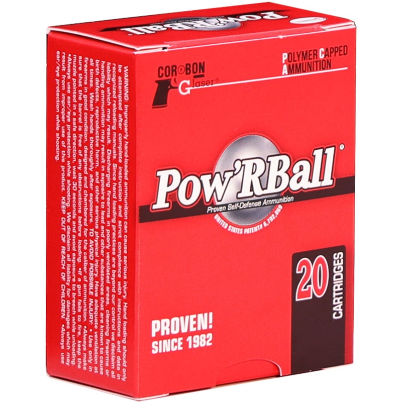 CorBon Pow'RBall 10mm Ammo 135 Grain Polymer Hollow Point - PB10135/20