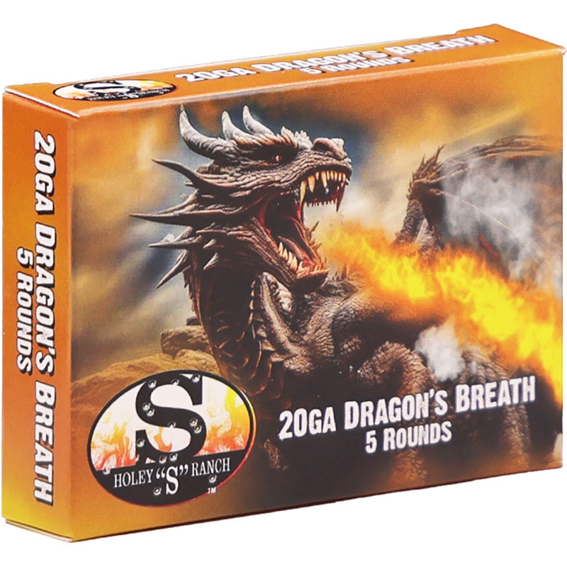 Holey “S” Ranch Dragon’s Breath 20 Gauge Ammo Incendiary Metal Compound - HSR20DRAGON