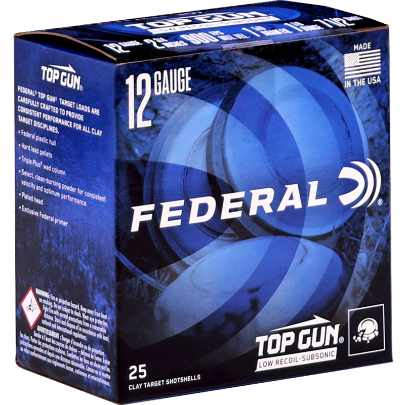 Federal Top Gun 12 Gauge Ammo 2 3/4