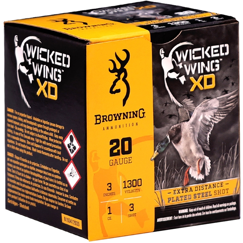 Browning Wicked Wing XD 20 Gauge Ammo 3