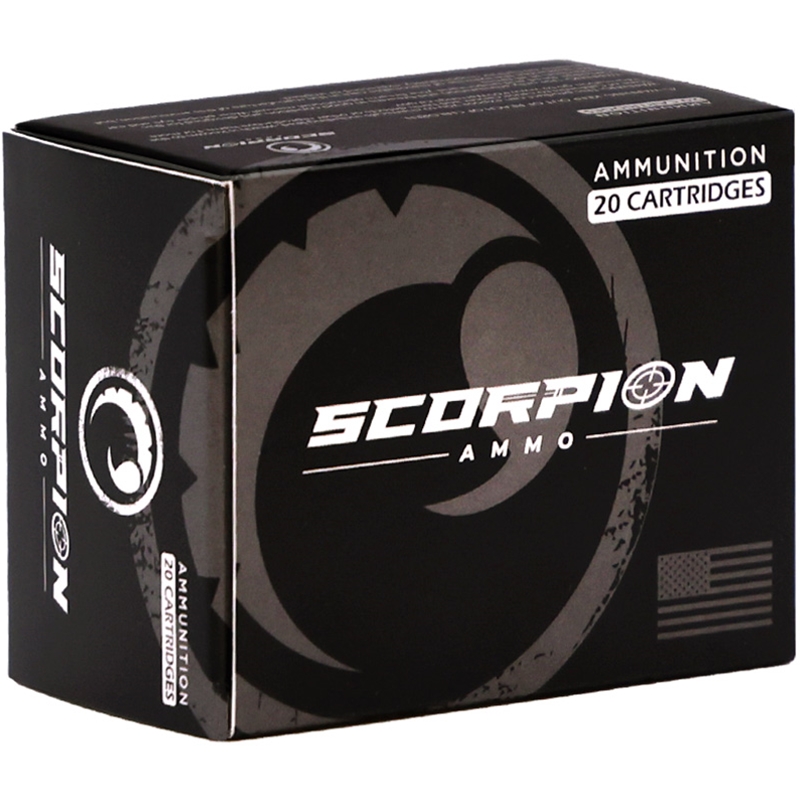 Scorpion 9mm Ammo 147 Grain Jacketed Hollow Point - 9147JHP-S20