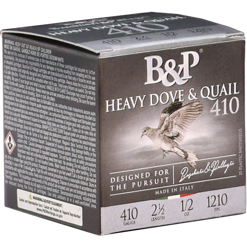 B&P Heavy Dove & Quail 410 Gauge Ammo 2 1/2