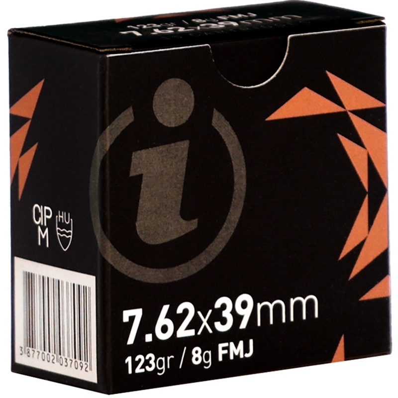 Igman 7.62x39mm Ammo 123 Grain Full Metal Jacket - IGM76239