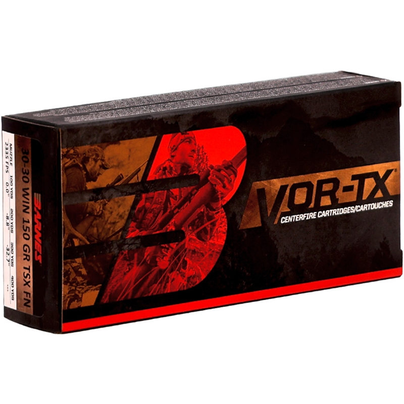 Barnes VOR-TX 30-30 Winchester Ammo 150 Grain TSX FN - BB30301