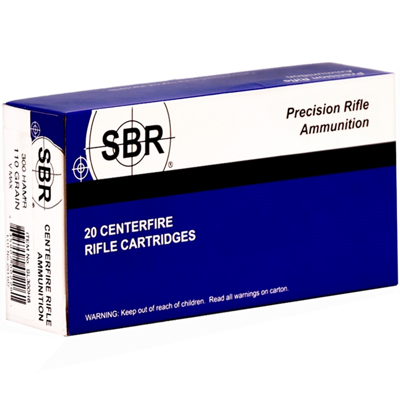 SBR 300 HAM'R Ammo 110 Grain V-Max - SL300H6