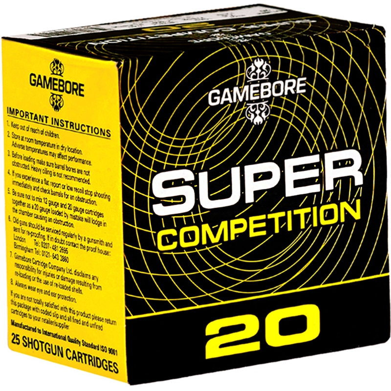 Gamebore Super Competition 20 Gauge Ammo 2 3/4