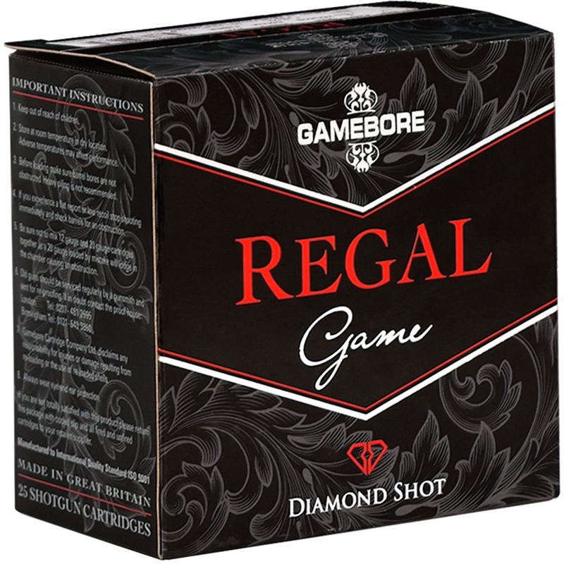 Gamebore Regal Game 12 Gauge Ammo 2 1/2