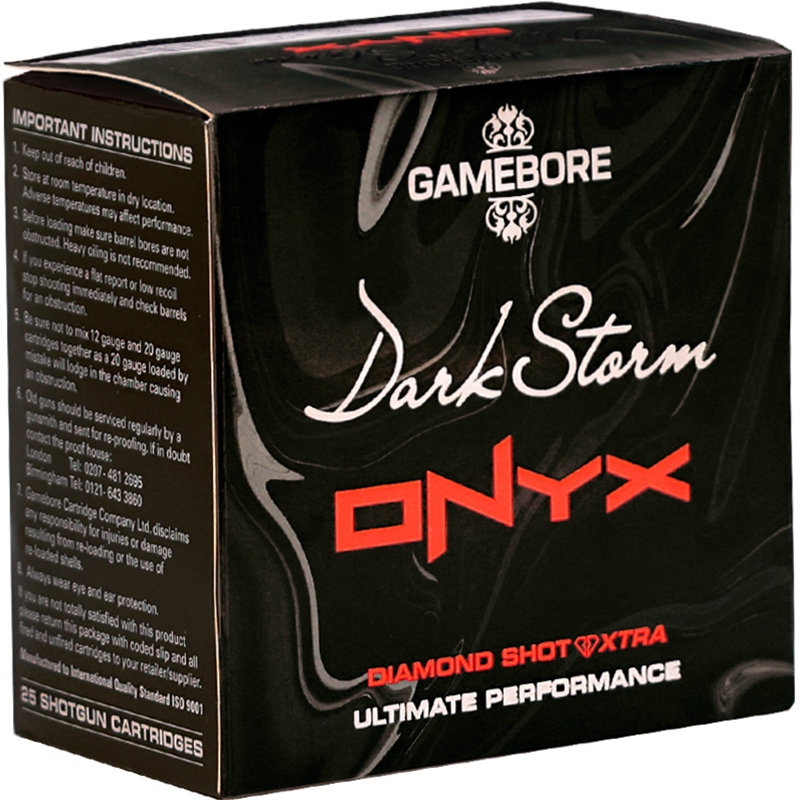 Gamebore Dark Storm ONYX 12 Gauge Ammo 2 3/4