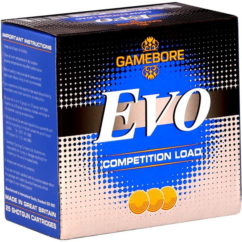 Gamebore Evo Competition Load 12 Gauge Ammo 2 3/4