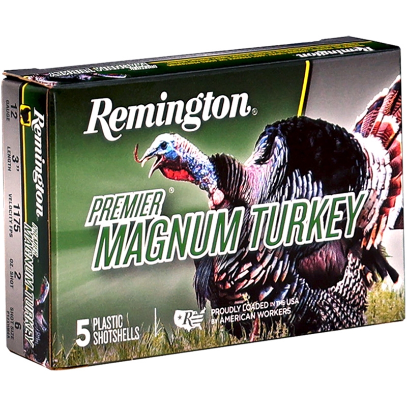 Remington Premier Magnum Turkey 12 Gauge Ammo 3” 2 oz #6 Shot 450 Pellets - 26805