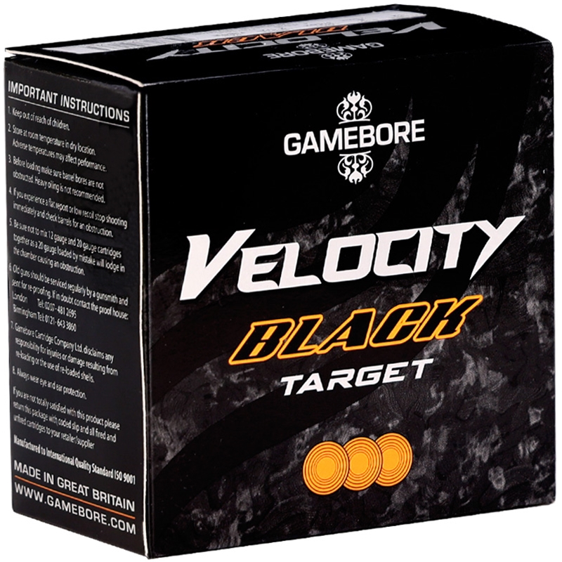 Gamebore Velocity Black 12 Gauge Ammo 2 1/2