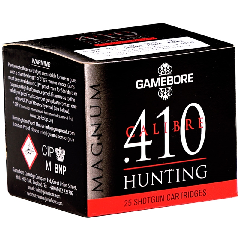 Gamebore Hunting 410 Gauge Ammo #7.5 Lead Shot - 410AISA7.5182.8