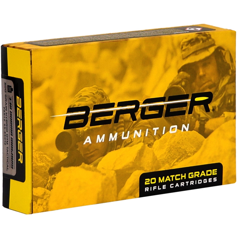 Berger 338 Norma Magnum Ammo 300 Grain Open Tip Match - 65-85010