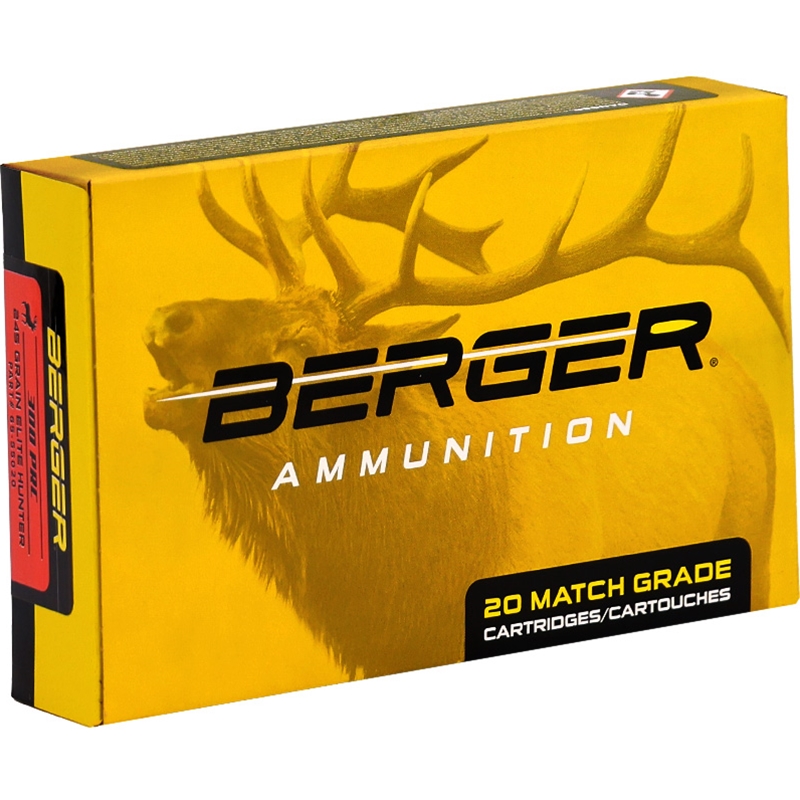 Berger Elite Hunter 300 PRC Ammo 245 Grain Open Tip Match - 65-55020