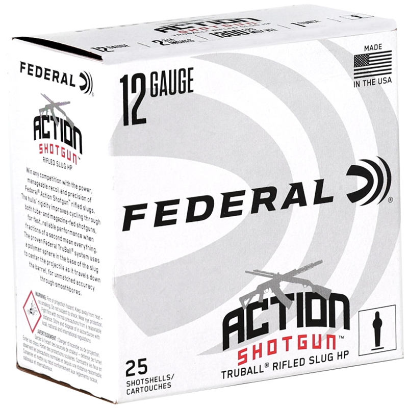 Federal Action Shotgun 12 Gauge Ammo 2 3/4