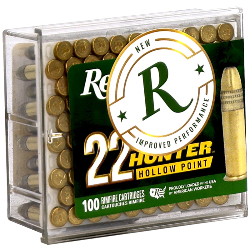 Remington Golden Hunter 22LR Ammo 40 Grain Plated Hollow Point - R21251