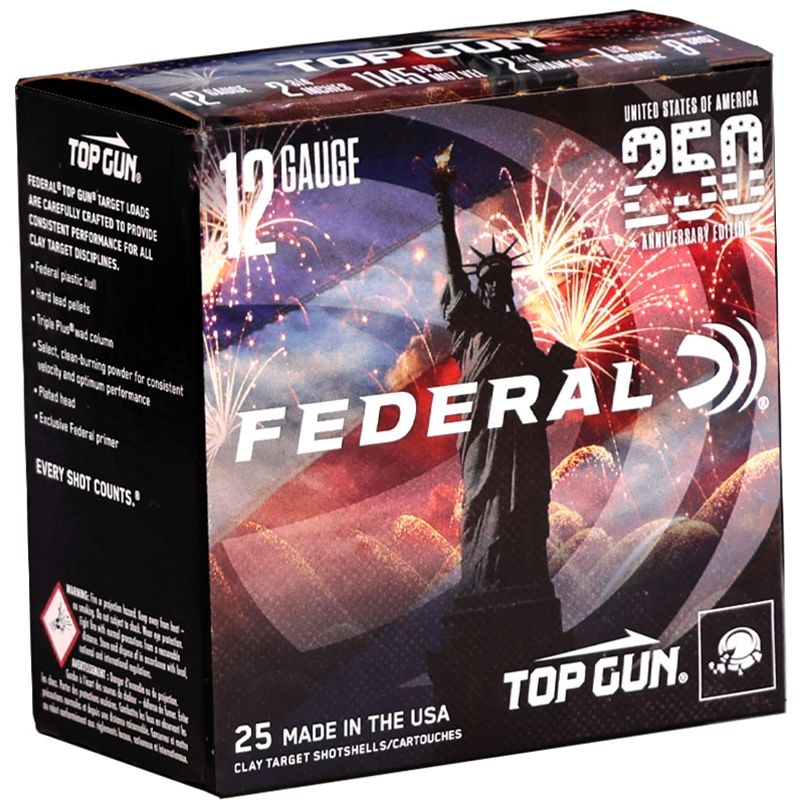 Federal Top Gun 12 Gauge Ammo 2 3/4