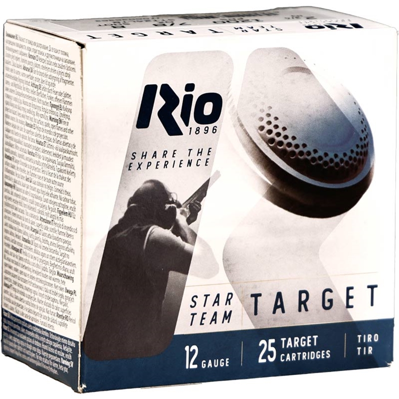 Rio Star Team 12 Gauge Ammo 2 3/4 7/8 oz #8 Shot - STT24LT8