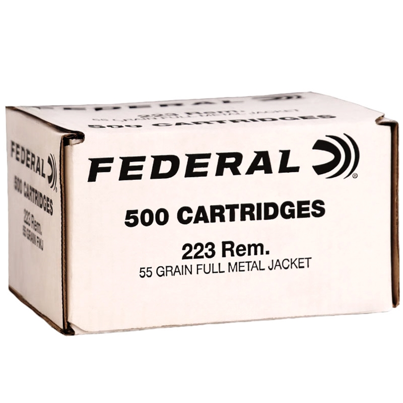 Federal 223 Ammo 55 Grain Full Metal Jacket Value Pack - FC223F500